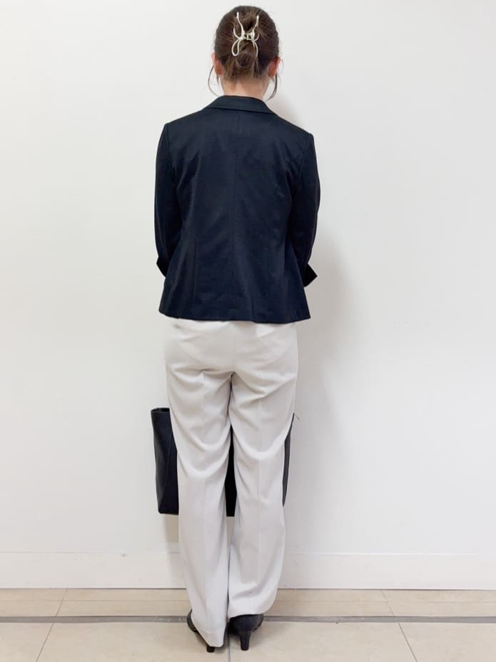 ハルさんの「Reflect｜【選べる7色◎／手洗い可／二の腕カバー】半袖ニット」を使ったコーディネート