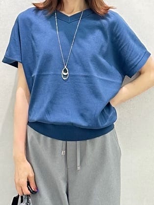 Miwaさんの「UNTITLED｜【洗える/前後2WAY】ネックプルオーバーニット」を使ったコーディネート