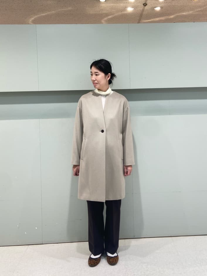 hitomiさんの「UNTITLED｜【吸湿発熱/洗える】ハイネックインナー」を使ったコーディネート