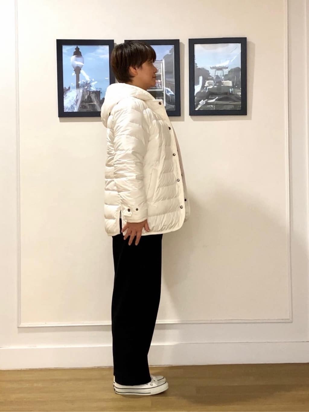 Hiroさんの「Dessin｜【撥水・2WAY】ミュラーダウンコートミドル丈」を使ったコーディネート