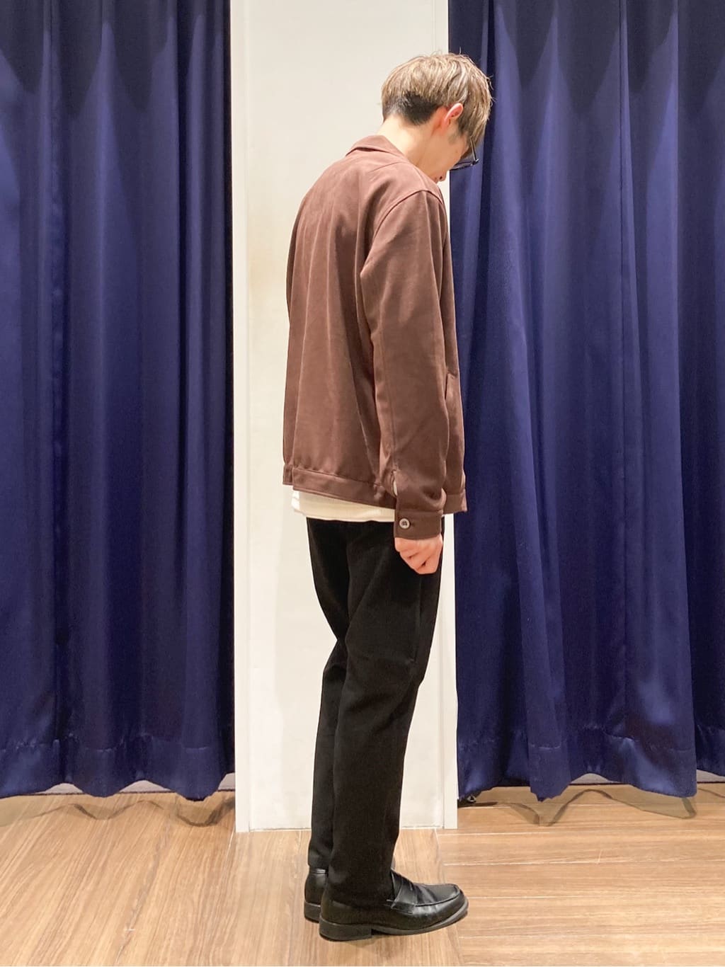 つーじーさんの「THE SHOP TK｜【心地良い、滑らかさ】レイヤード風ケーブル ニットソー 【洗濯機OK】」を使ったコーディネート