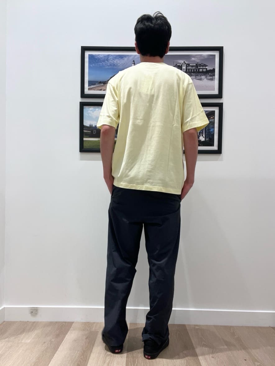 oikawaさんの「Dessin｜【ユニセックス・洗える】Deddy刺繍入り オーガニックコットンTシャツ」を使ったコーディネート