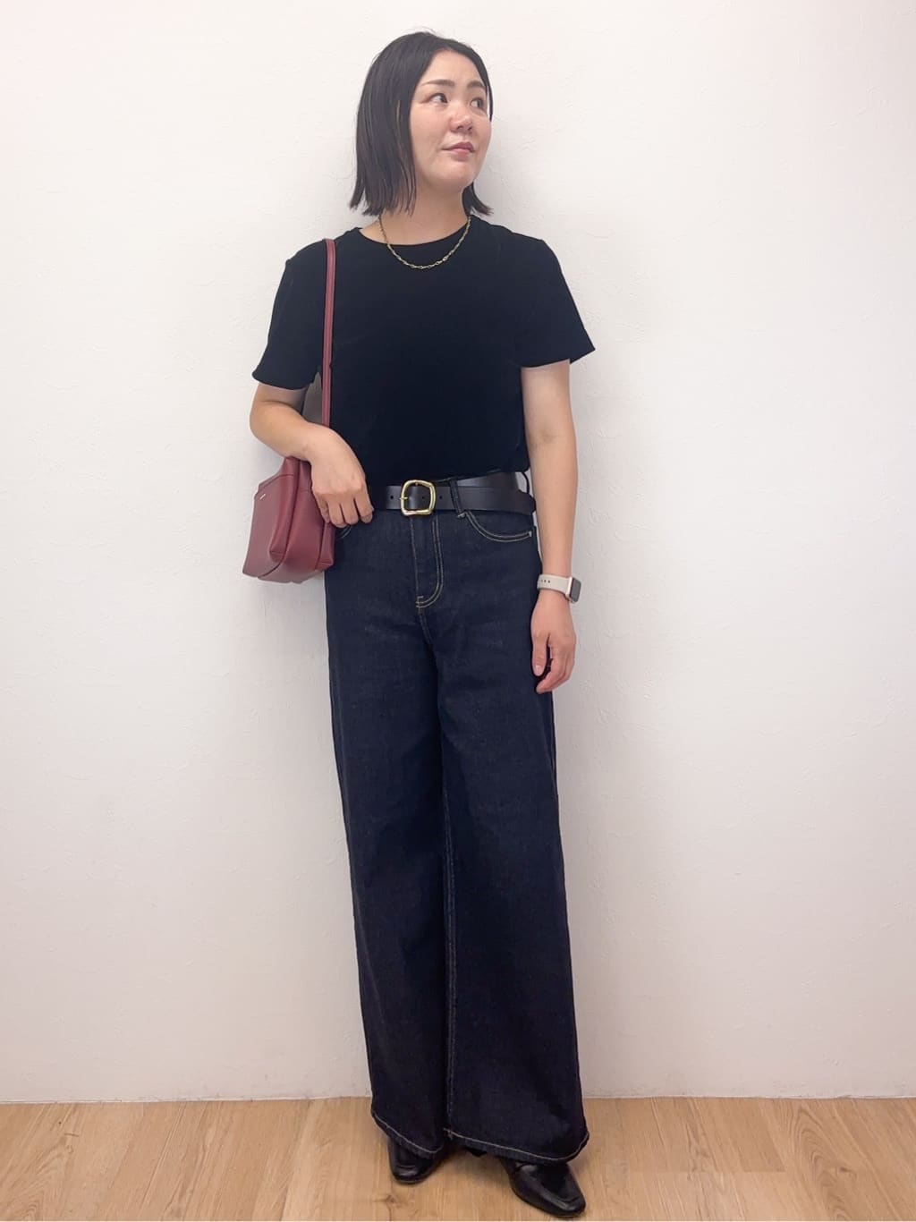 Takeさんの「OPAQUE.CLIP｜フロッキーチュールTシャツ【洗濯機洗い可】」を使ったコーディネート