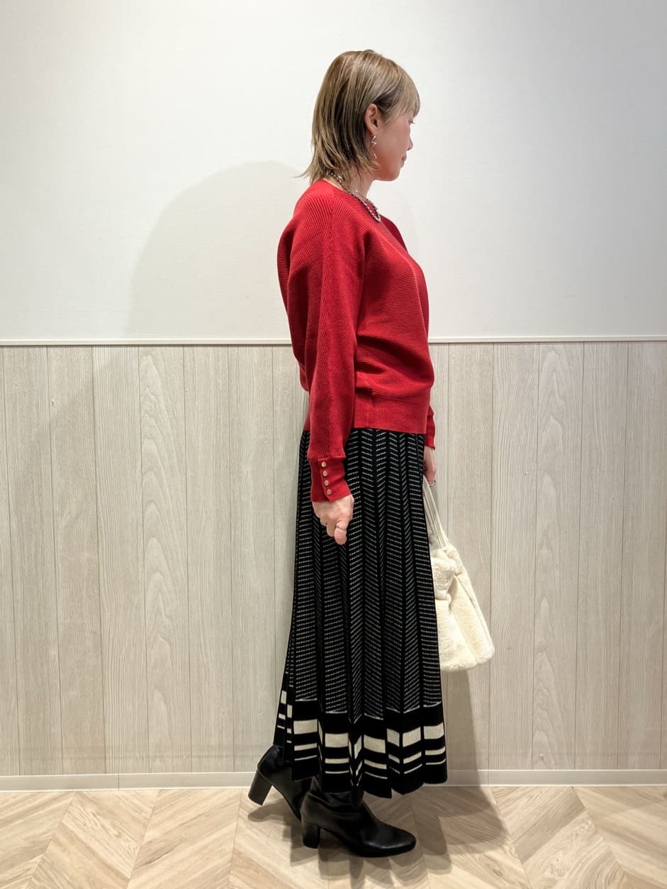 shokoさんの「SHOO･LA･RUE｜【高レビュー/2WAY】きれい見えで上品な ストライプファートートバッグ」を使ったコーディネート