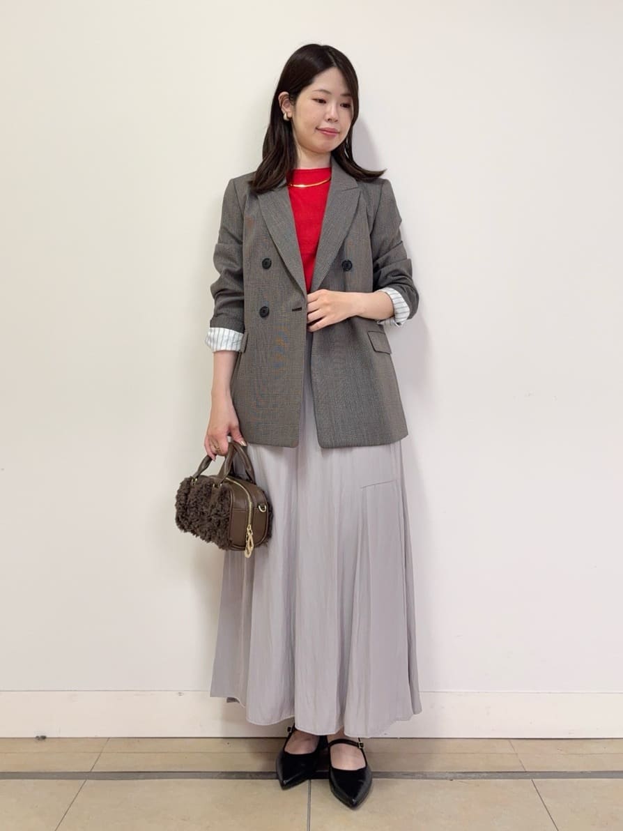 asamiさんの「UNTITLED｜【セットアップ可】ウールライク ダブルブレストジャケット」を使ったコーディネート