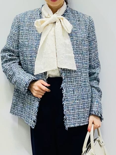 Miwaさんの「UNTITLED｜【仕事着/スーツ】ファンシーツイード ジャケット」を使ったコーディネート