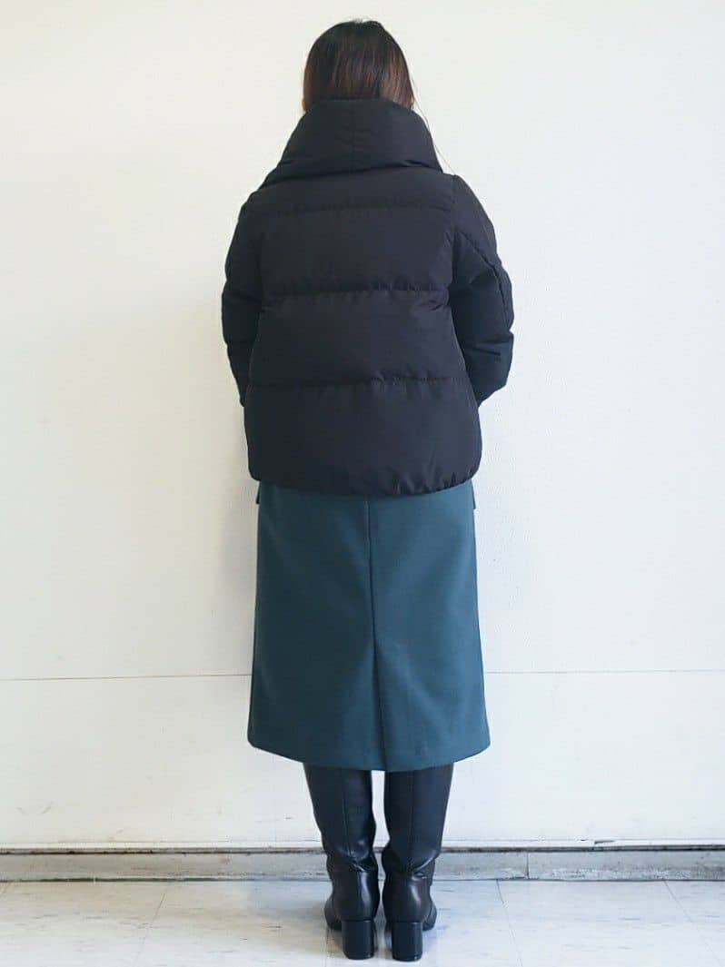 Riaさんの「index｜KAWADAダウンショートコート【撥水／洗濯機OK／静電気防止裏地】《XS～LL》」を使ったコーディネート