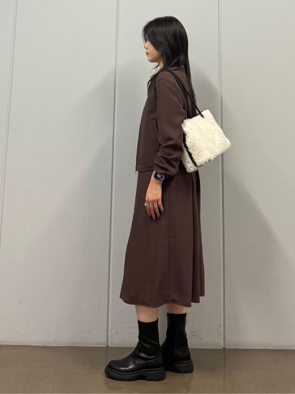 mizukiさんの「INDIVI｜【洗える／UVケア／吸汗速乾】ジョーゼットライトブルゾン」を使ったコーディネート