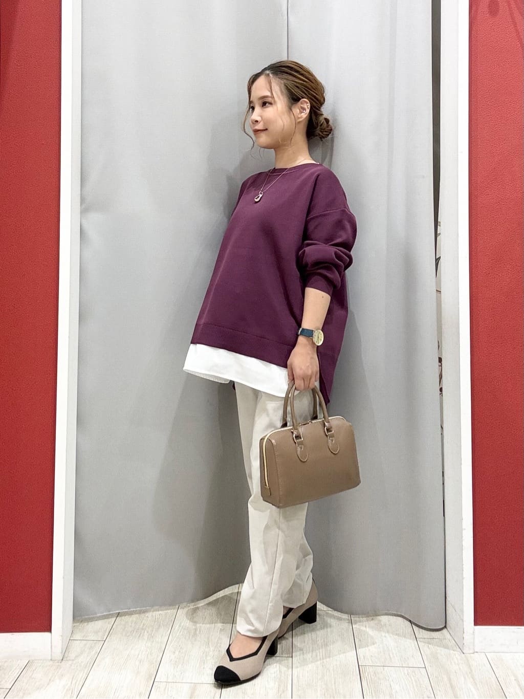 shioさんの「SHOO･LA･RUE｜【S-LL/洗濯機可】ぐんぐん伸びる ハイパースキニーパンツ」を使ったコーディネート