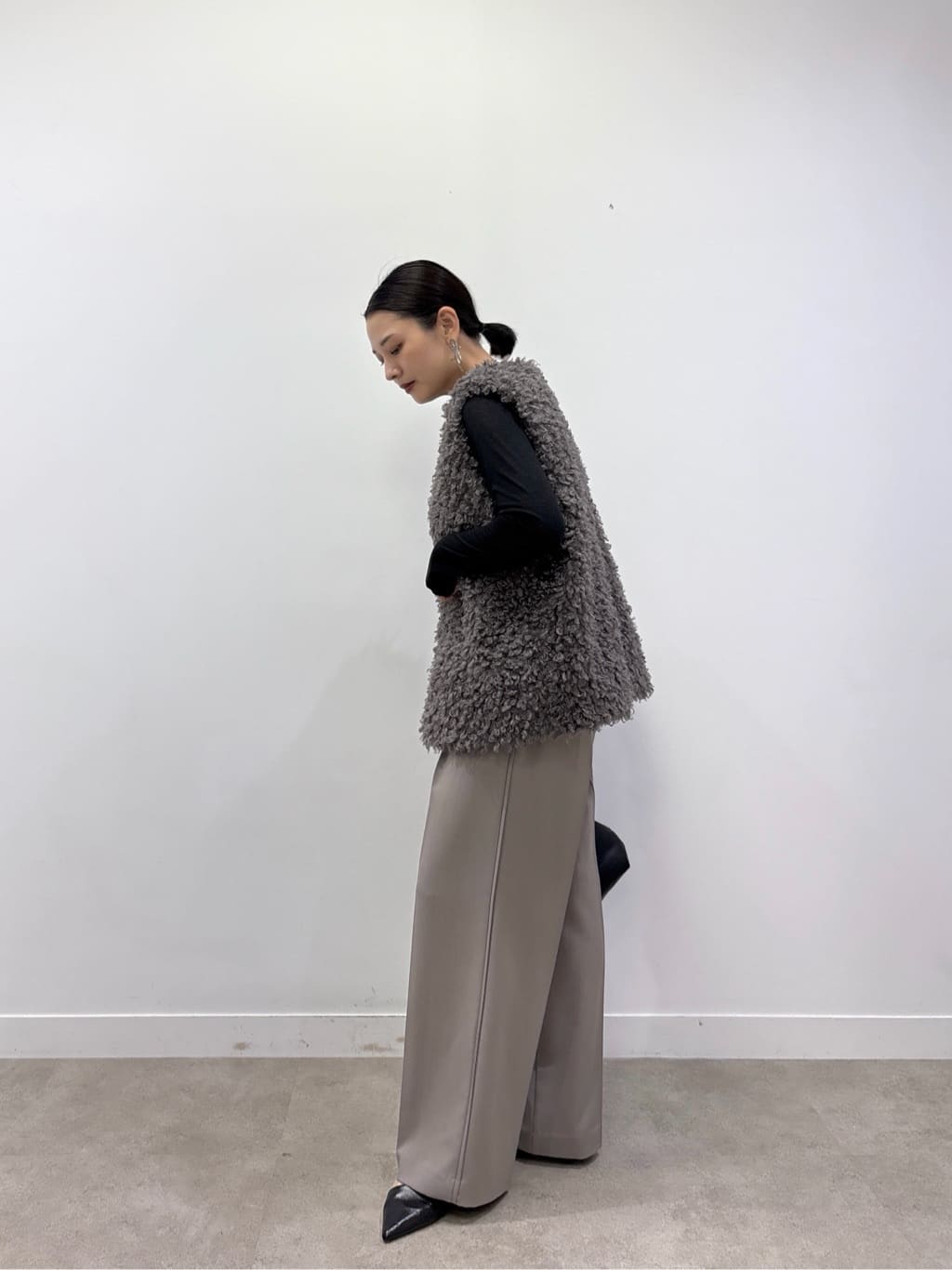 ayanoさんの「INDIVI｜シグネチャーシアーロンT」を使ったコーディネート