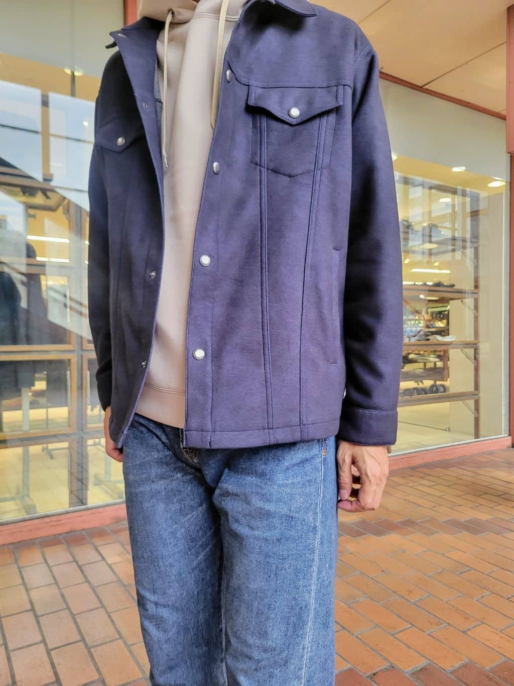 piroyaさんの「TAKEO KIKUCHI｜エアダン プルオーバー パーカー」を使ったコーディネート