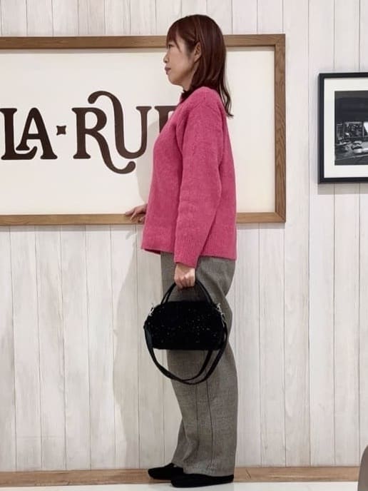 みきぽんさんの「SHOO･LA･RUE｜【あったか】クラシカルなチェック柄 裏起毛カーブパンツ」を使ったコーディネート