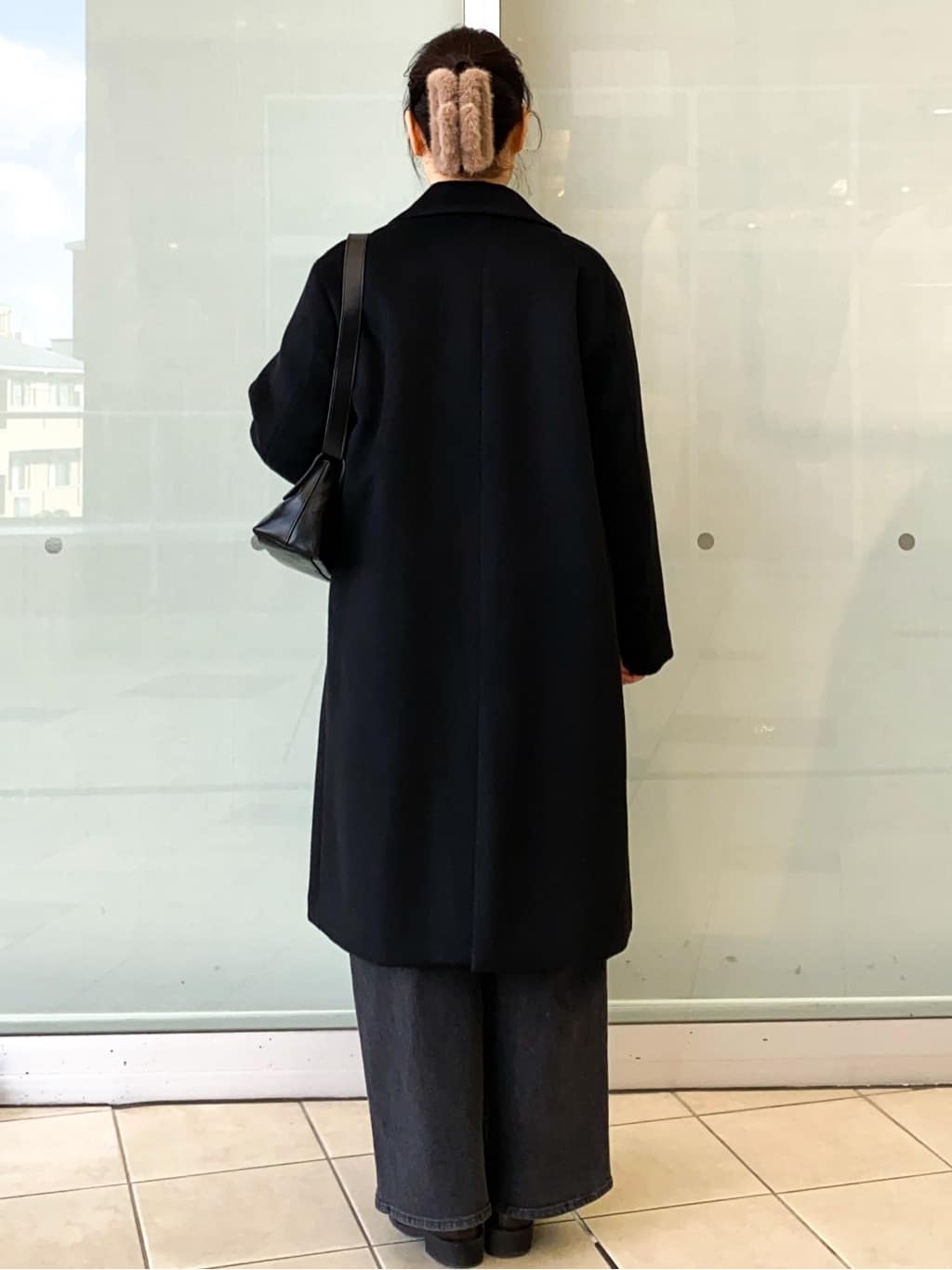 Jeanさんの「OPAQUE.CLIP｜カシミヤブレンドウールチェスターコート」を使ったコーディネート