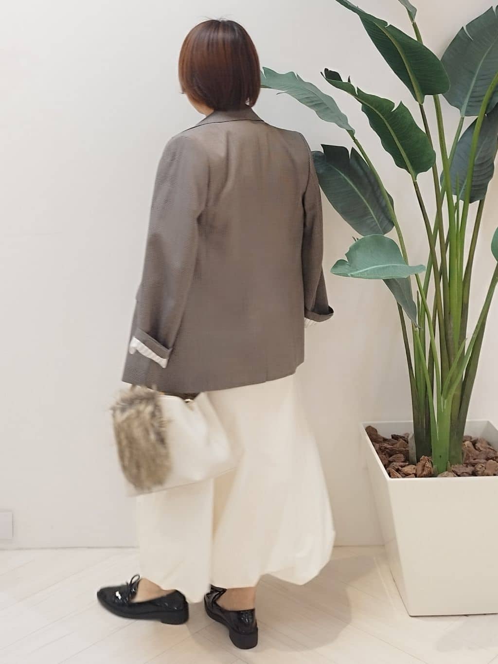 s u g iさんの「UNTITLED｜【アンサンブル可/六分袖/洗える】ウールシルクニット」を使ったコーディネート