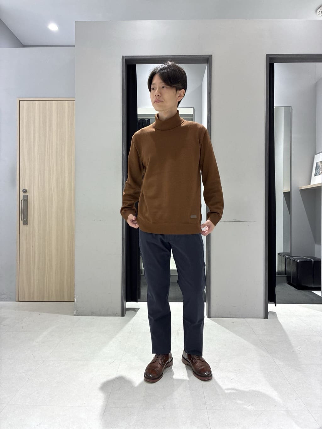 わいずみさんの「TAKEO KIKUCHI｜【None Of Stress】ストレッチ ダウンブルゾン」を使ったコーディネート