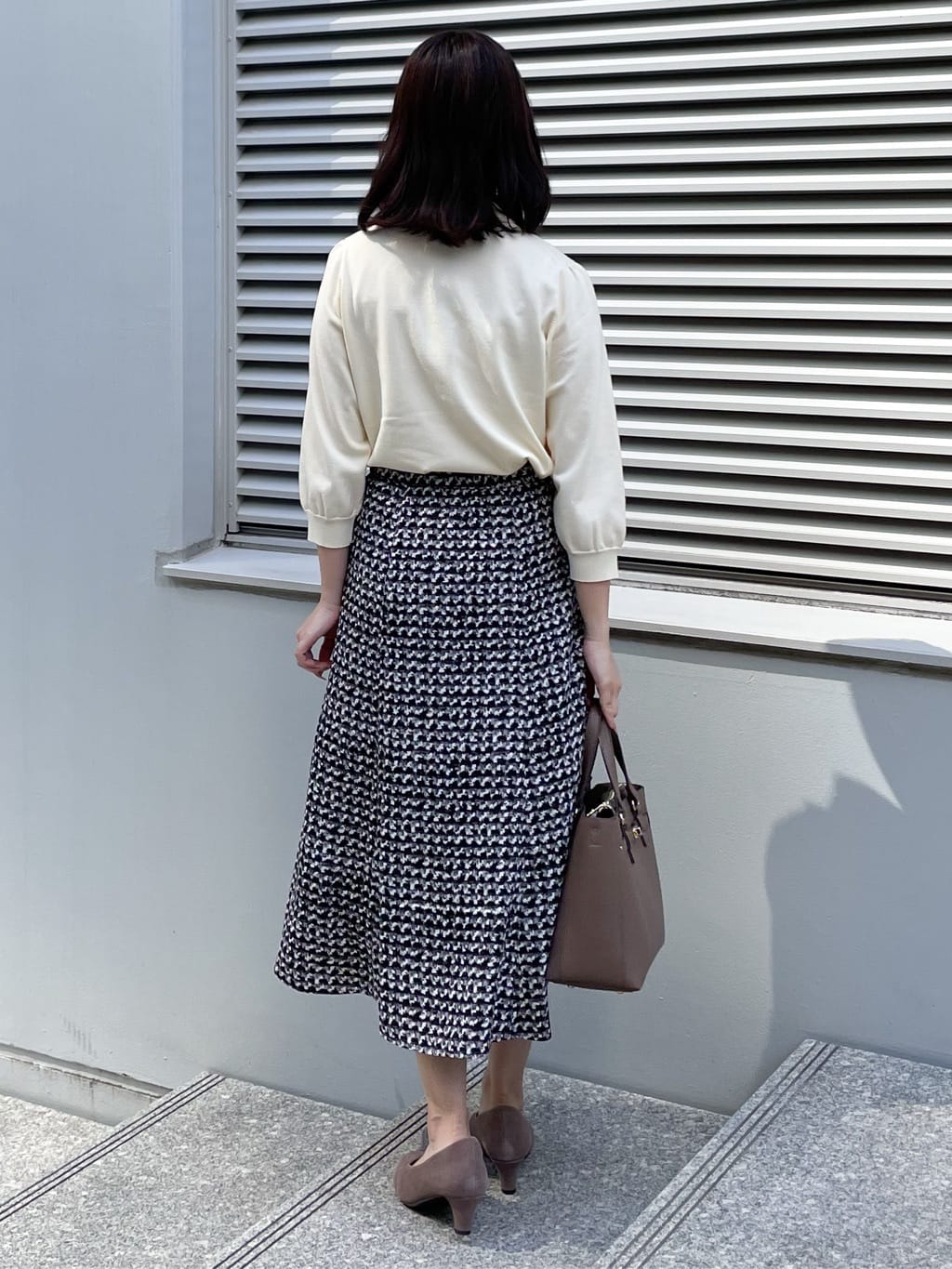 yukariさんの「Reflect｜【透けにくい◎】衿付き七分袖ニット」を使ったコーディネート