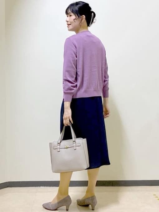  beni_gingerさんの「Reflect｜【吸水速乾／防しわ】シルキープリーツワンピース」を使ったコーディネート