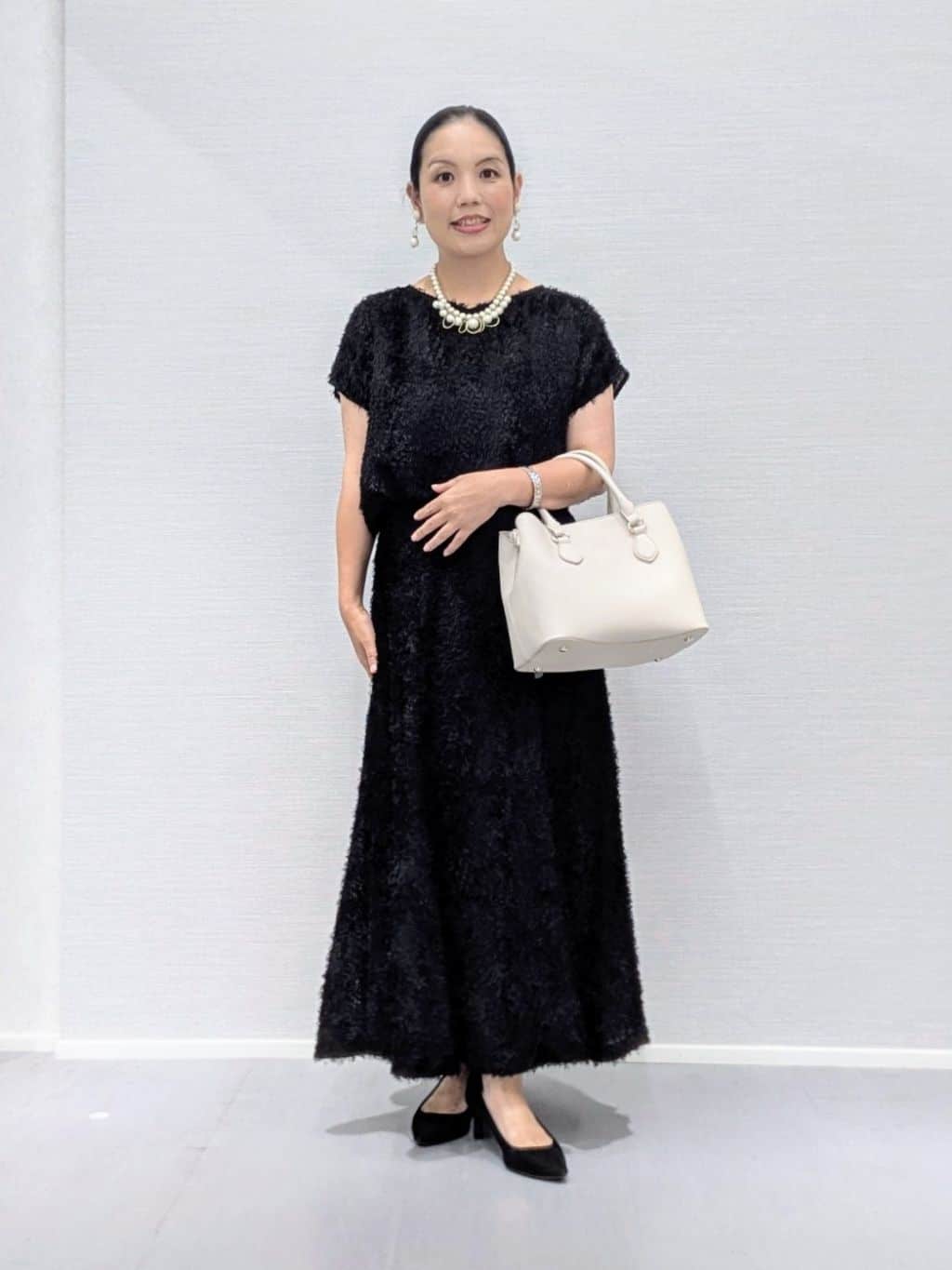 makkyさんの「UNTITLED｜【セットアップ可/洗える】フェザーフレンチスリーブブラウス」を使ったコーディネート