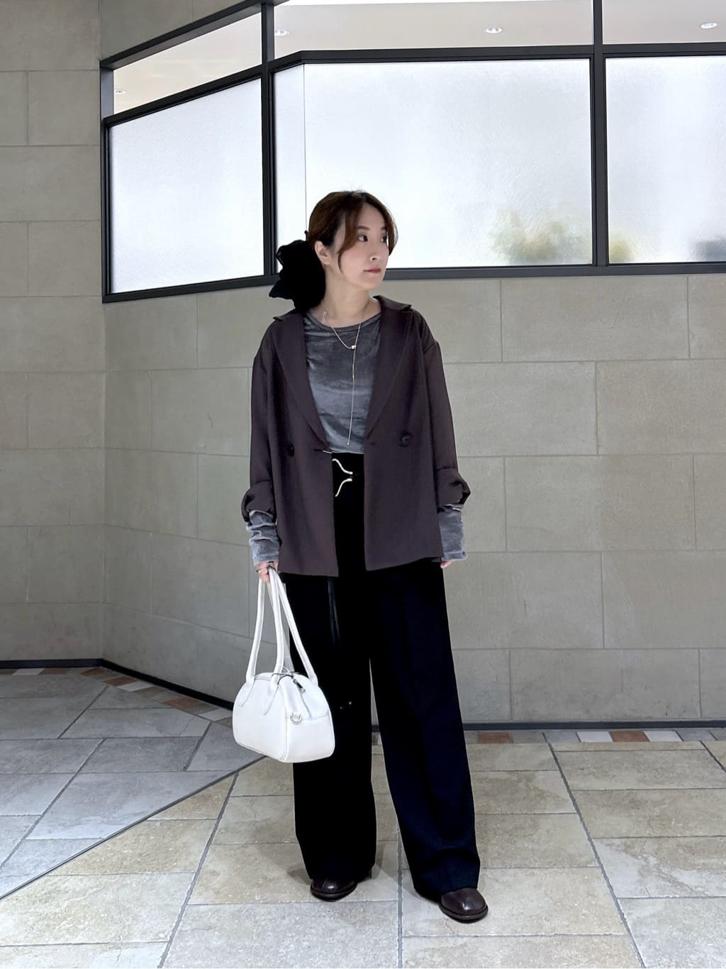 よねさんの「INDIVI｜Timeless｜モードスラックス」を使ったコーディネート