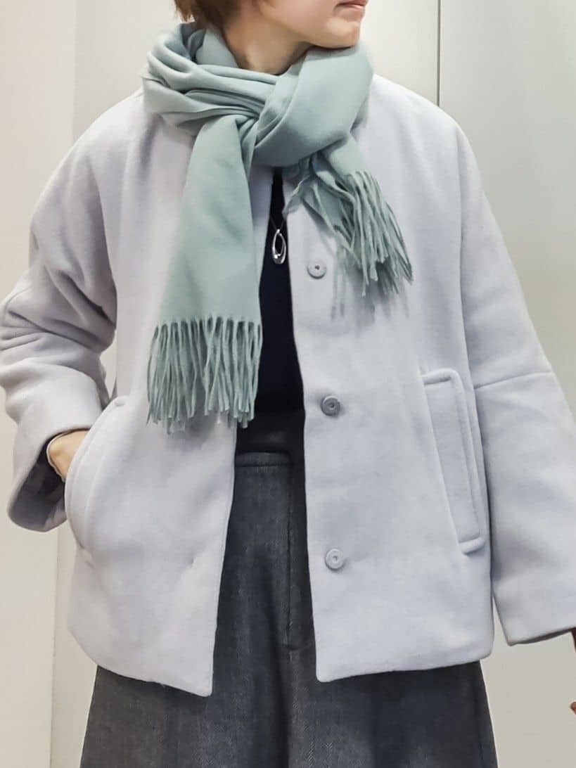 やまちゃんさんの「grove｜【ウール混】軽やかに羽織れるショートコート」を使ったコーディネート