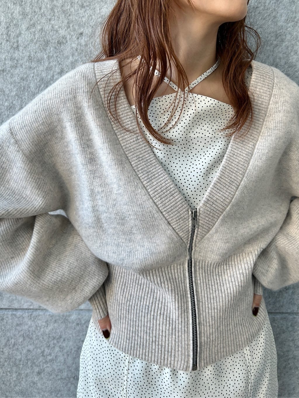 harunaさんの「CODE A｜femi dot dress」を使ったコーディネート