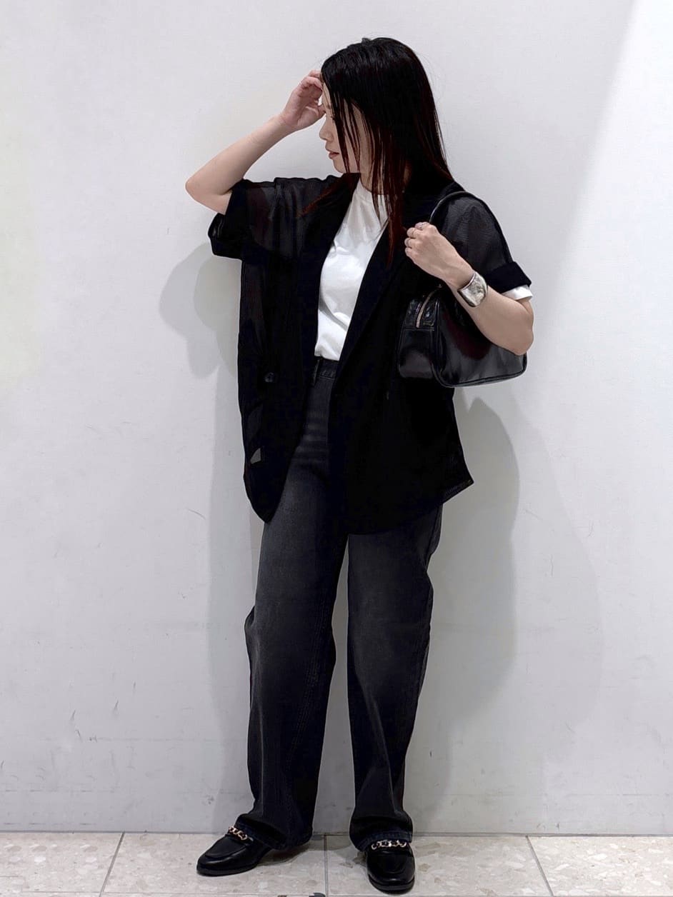 mameさんの「OPAQUE.CLIP｜【Pontre Studio／ポンレストゥディオ】別注グラフィックTシャツ」を使ったコーディネート