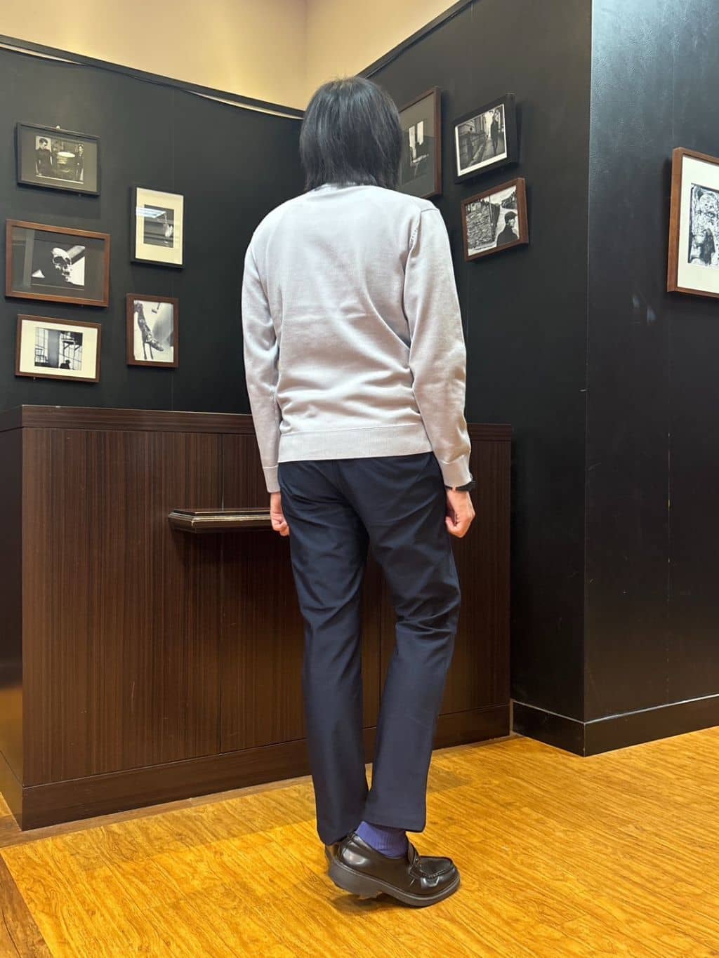 moritaさんの「TAKEO KIKUCHI｜【ウールカシミヤブレンド】ビーバー調 スタンドカラー コート」を使ったコーディネート