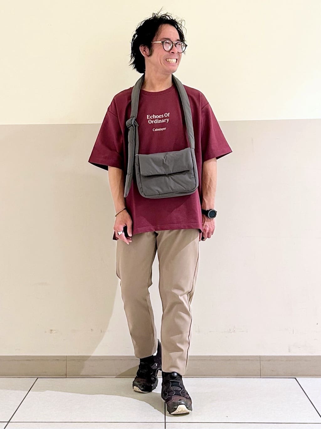 KENJI Iさんの「THE SHOP TK｜累計売上15万本突破！！360&deg;ストレッチ スマートムーブイージーパンツ 【洗濯機OK/ウエストゴム」を使ったコーディネート