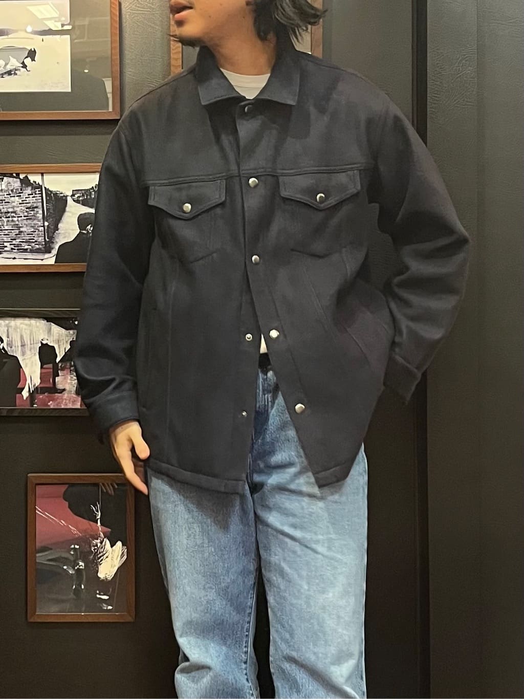 KUROさんの「TAKEO KIKUCHI｜ハイゲージ モックネック ニット プルオーバー」を使ったコーディネート