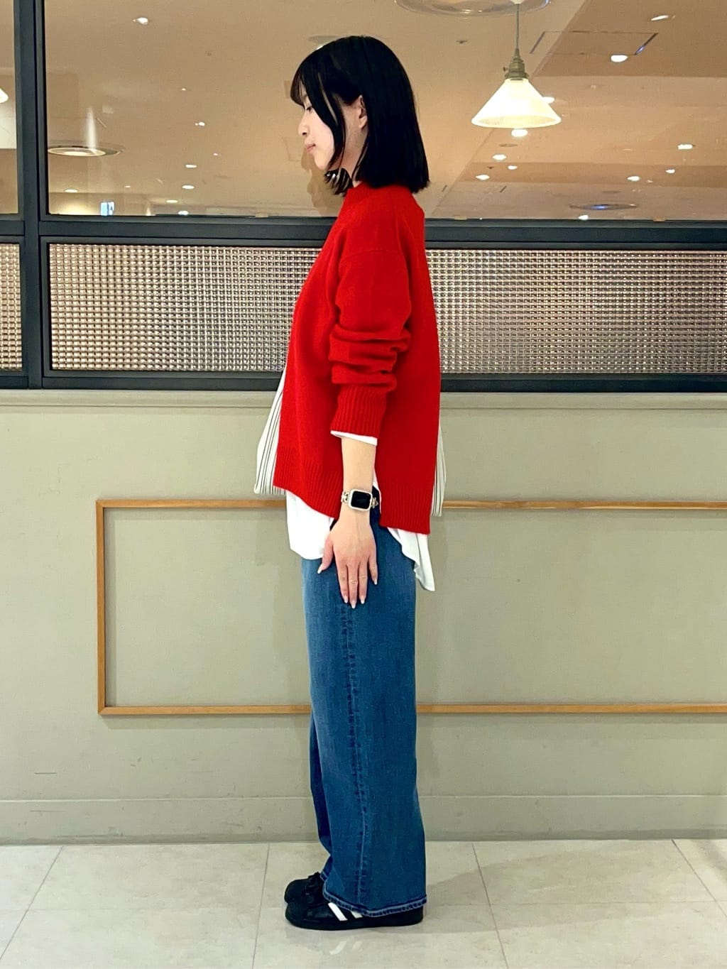 kumiさんの「INDIVI｜【冬ニット人気NO．1！／カシミヤ混】ミドルゲージハイネックニット」を使ったコーディネート