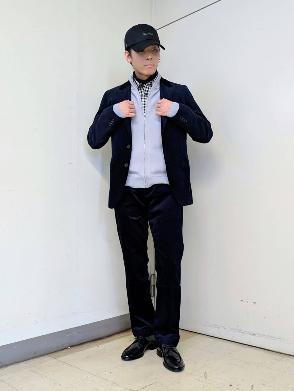 ryoさんの「TAKEO KIKUCHI｜【Sサイズ～】ストレッチコーデュロイ ジャケット」を使ったコーディネート