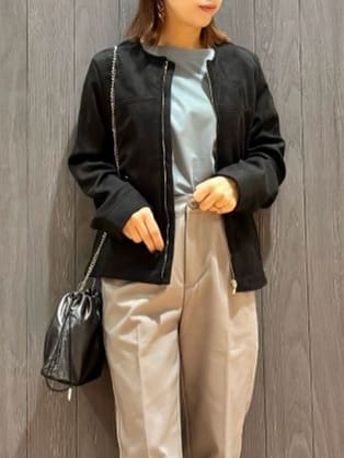 meiさんの「SHOO･LA･RUE｜【7分袖】裾タックデザインカットソー」を使ったコーディネート
