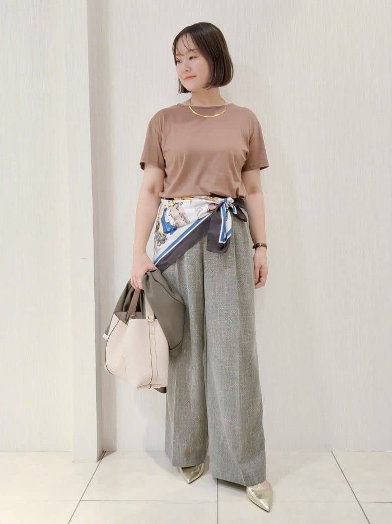 naokoさんの「UNTITLED｜【セットアップ可】ウールライク ダブルブレストジャケット」を使ったコーディネート