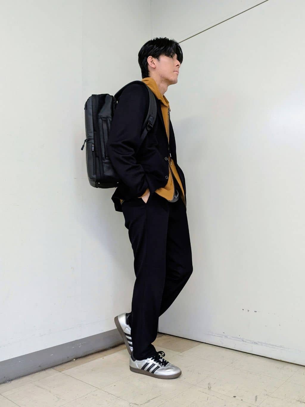 ryoさんの「TAKEO KIKUCHI｜【JUST ONE LAYER】ダウンファブリック テーラード ジャケット」を使ったコーディネート
