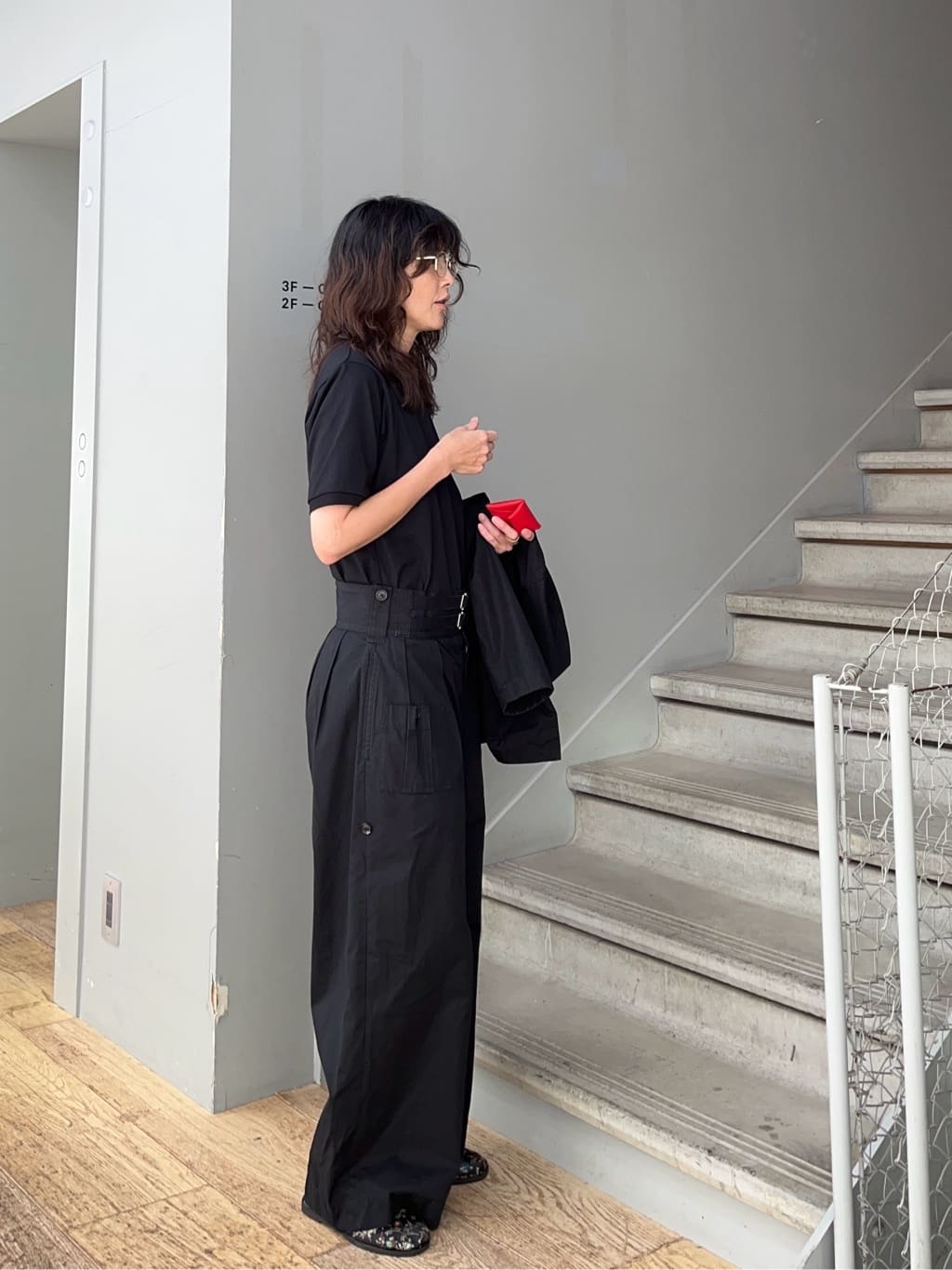 神野（jinno）さんの「TAKEO KIKUCHI｜【COOL CITY WEAR】インドライ天竺モックネック プルオーバー /吸汗速乾」を使ったコーディネート
