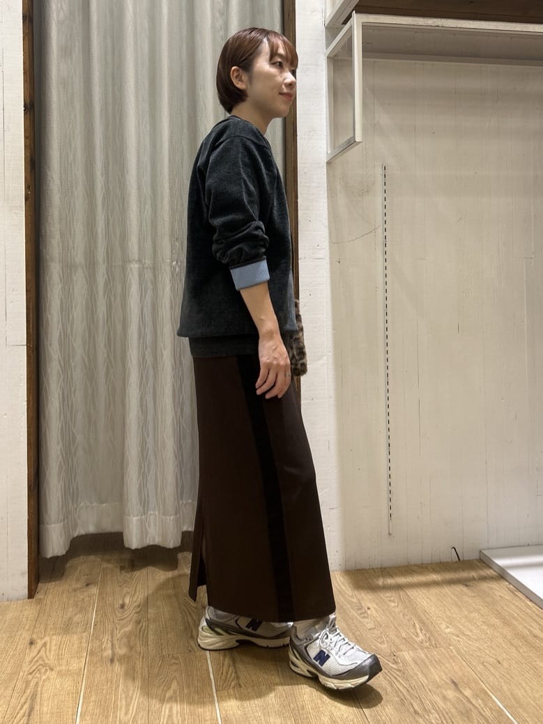 ga_riさんの「THE SHOP TK｜【触れるたびに心地良い】ライトモールニット　洗濯機OK/ユニセックスでおすすめ！」を使ったコーディネート