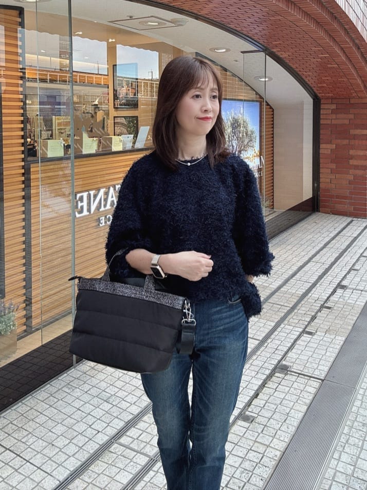 makiさんの「UNTITLED｜【Healthy DENIM&times;UNTITLED】別注 R Mrytle（リマートル）テーパードデニム」を使ったコーディネート