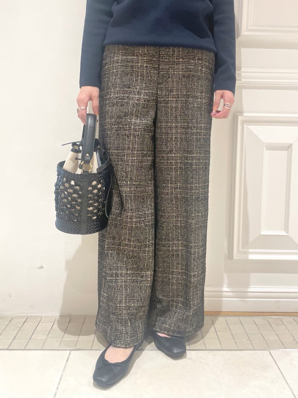 makiさんの「DRESSTERIOR｜◆ソフトレザーバレエシューズ」を使ったコーディネート