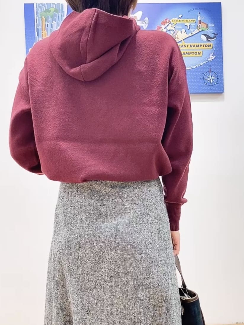 Hamaさんの「Dessin｜【洗える／体型カバー】ちょうどいいニットパーカ」を使ったコーディネート