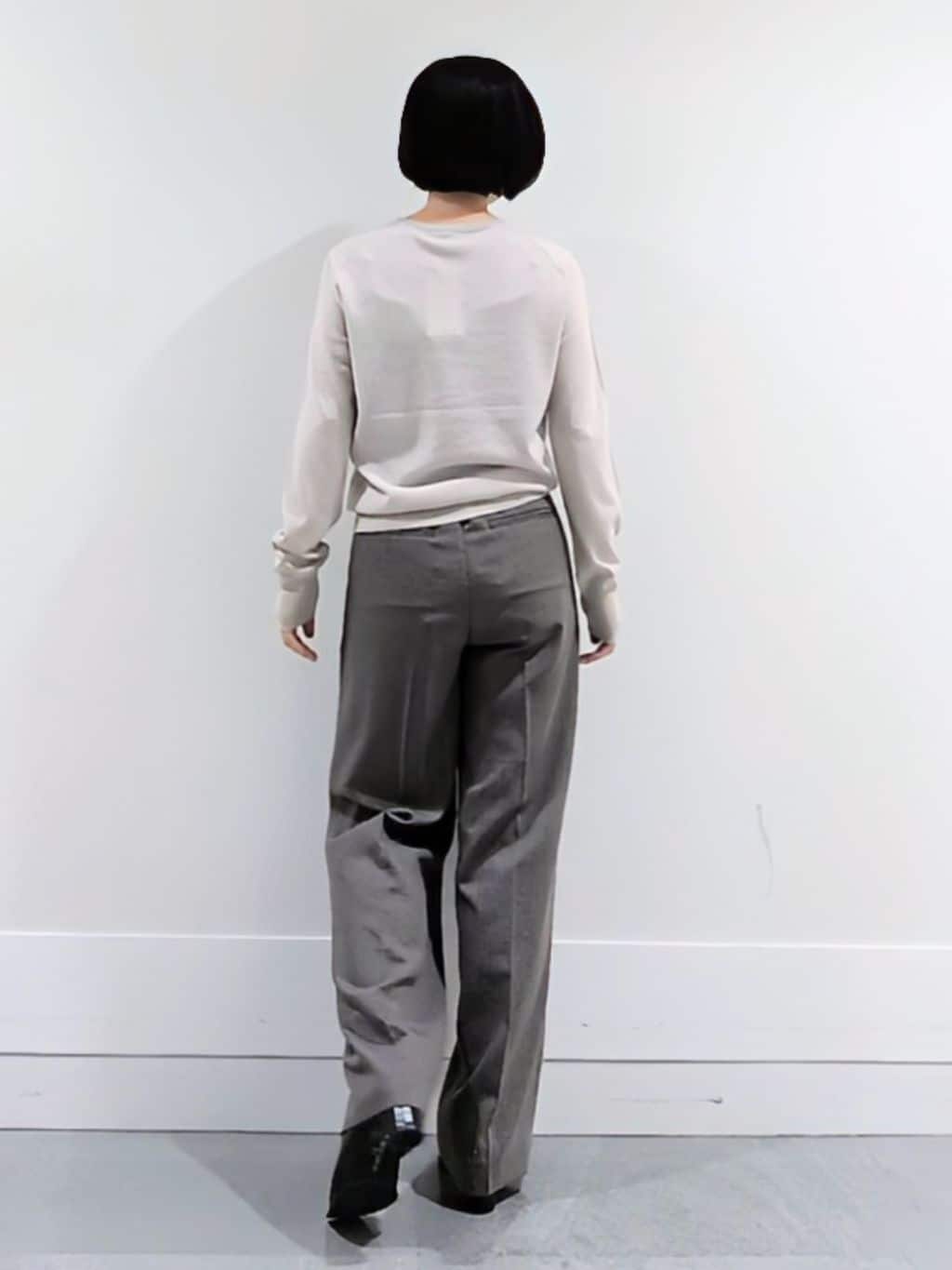 ミズタさんの「UNTITLED｜【アンサンブル可/洗える/ウール100%】クルーネックウールニット」を使ったコーディネート