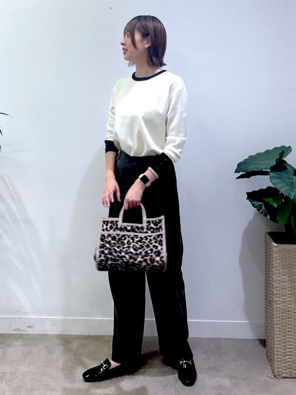 yukaさんの「UNTITLED｜【アンサンブル可/洗える】ウールミラノリブニット」を使ったコーディネート