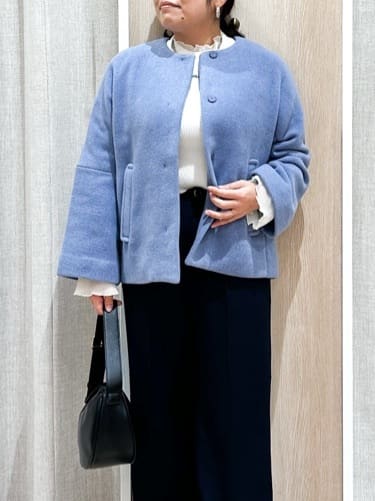 naoさんの「grove｜【ウール混】軽やかに羽織れるショートコート」を使ったコーディネート