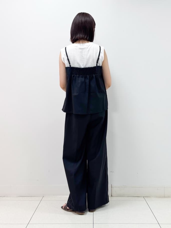 nakajoさんの「Dessin｜【洗える】ノースリーブカットソー」を使ったコーディネート