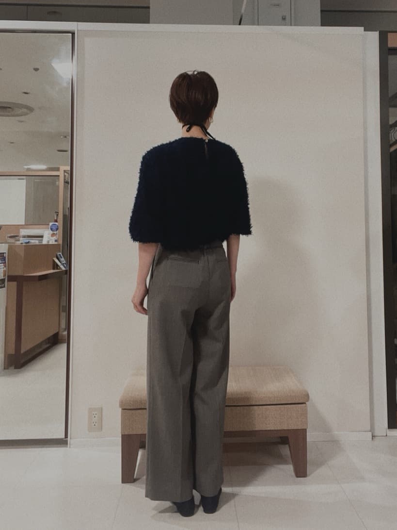 IWAMOさんの「UNTITLED｜【洗える/1枚で着映え】カットジャカードトップス」を使ったコーディネート