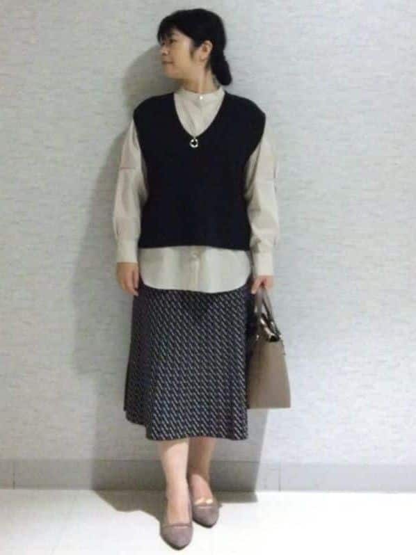 sakoさんの「Reflect｜【ライトアウター／気軽な羽織に◎】オフボディカーディガン」を使ったコーディネート