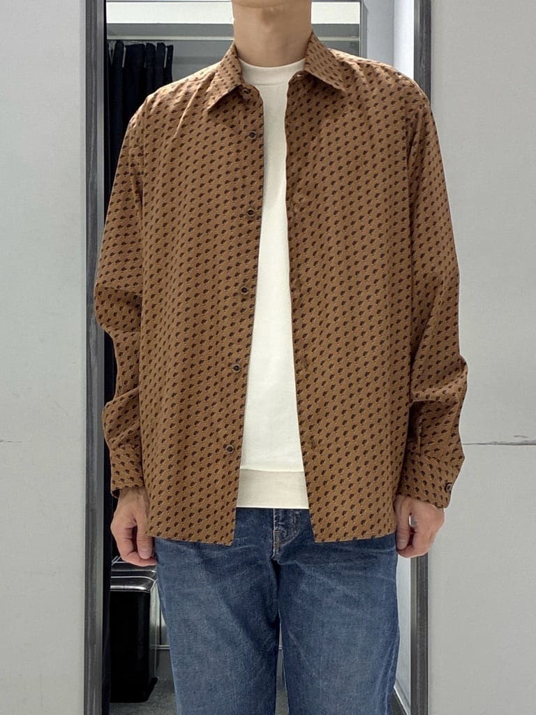 わいずみさんの「TAKEO KIKUCHI｜ボーラーハット柄 長袖シャツ」を使ったコーディネート