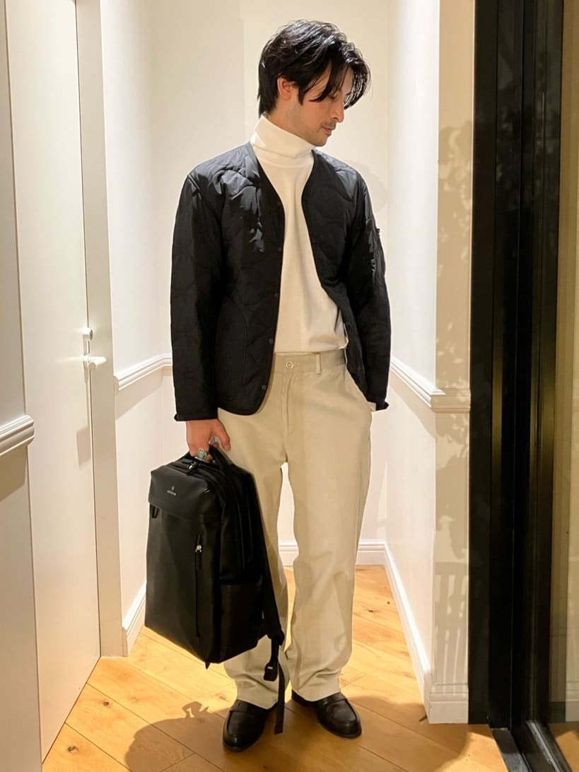 junyaさんの「DRESSTERIOR｜◆キルティング ライナージャケット」を使ったコーディネート