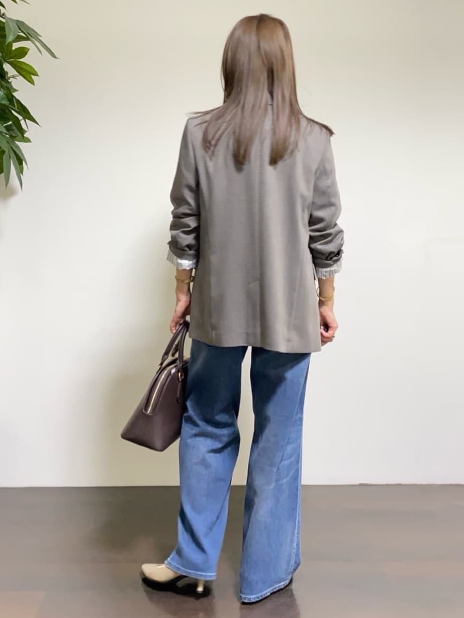 tomoさんの「UNTITLED｜【アンサンブル可/六分袖/洗える】ウールシルクニット」を使ったコーディネート