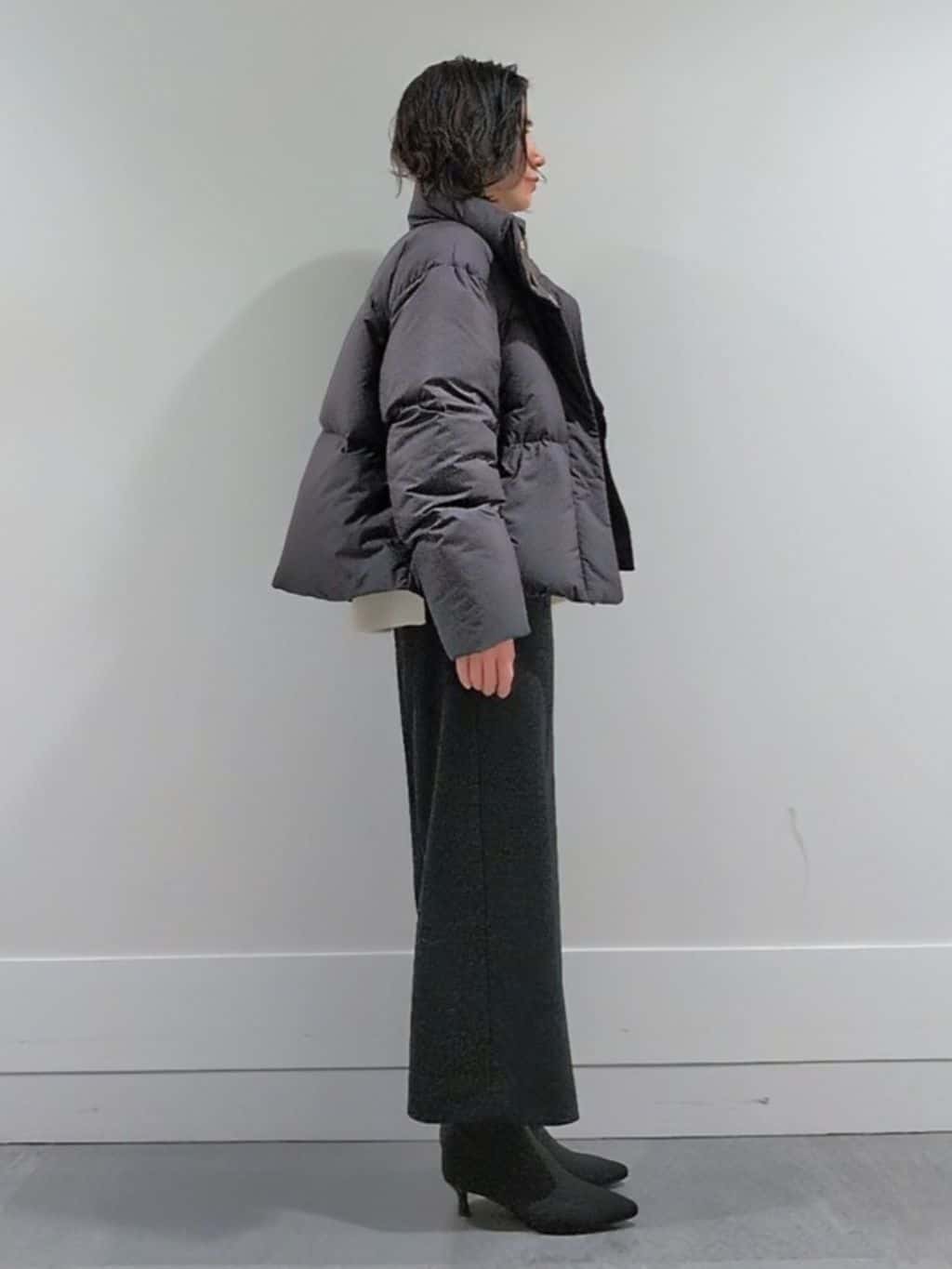 ミズタさんの「UNTITLED｜【8色展開/洗える】ウールカシミヤ ハイネックニット」を使ったコーディネート