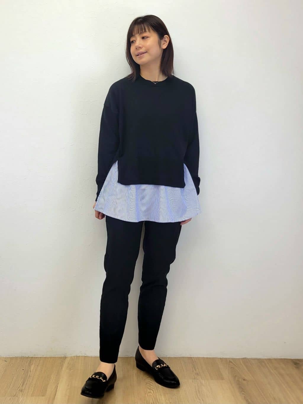 LISAさんの「OPAQUE.CLIP｜《ツインセット》リラクシーサイドスリットニット&times;ドッキングタンク【洗濯機洗い可】」を使ったコーディネート